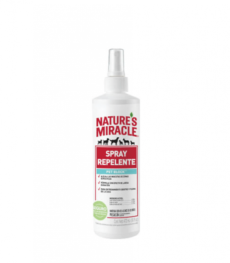 Nature´s Miracle® Spray Repelente de Mascotas 473ml – Q'MASCOTAS Spray Para Que Los Gatos No Arañen